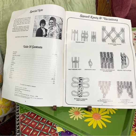 Macrame Plant Holder Booklet - Picture 3 of 5